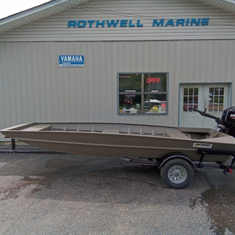 South Fork 1652LW River Jet with Mercury 60/40 Jet Tiller